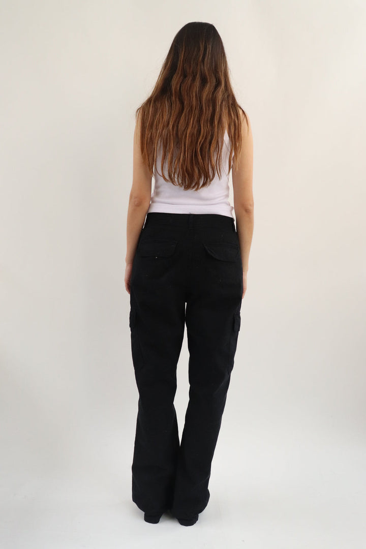 Pantalon Cargo Negro