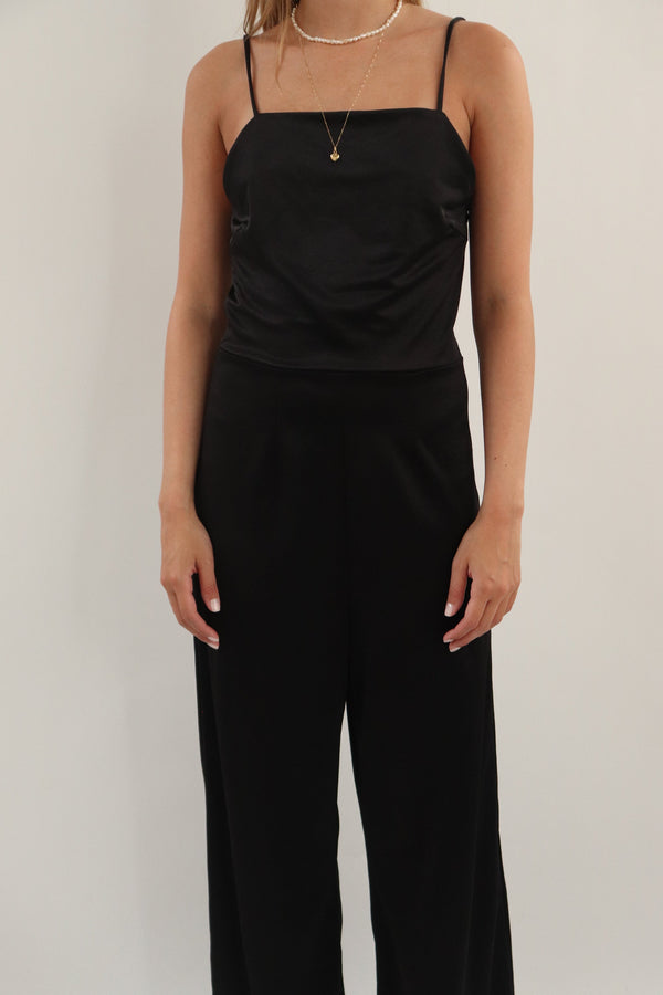 Jumpsuit Satinado Negro