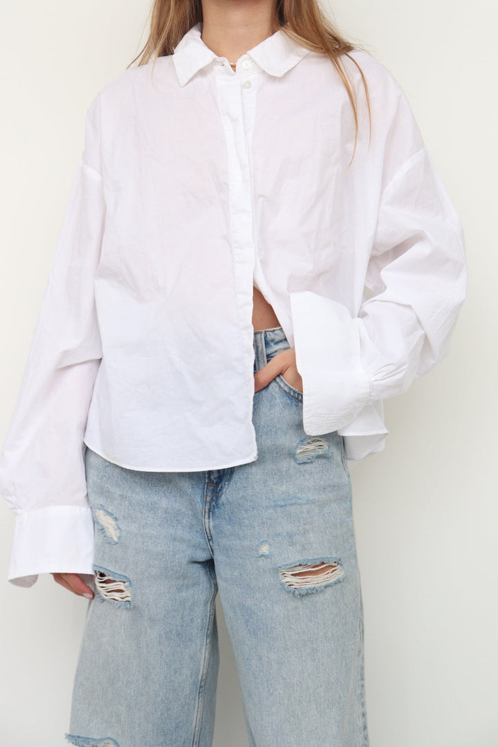 Camisa Poplin Blanca