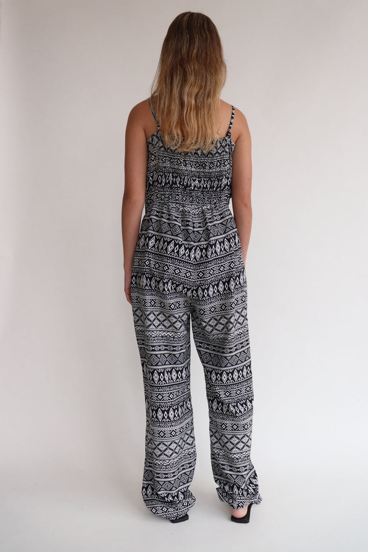 Jumpsuit Negro Tribal