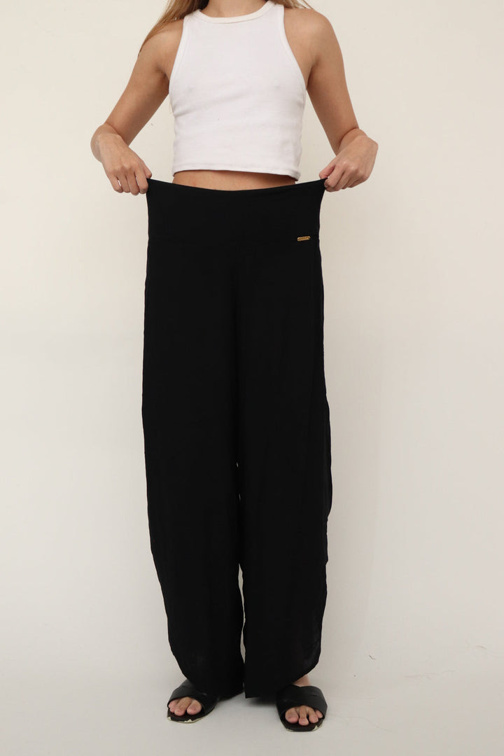 Jogger Negro Satinado