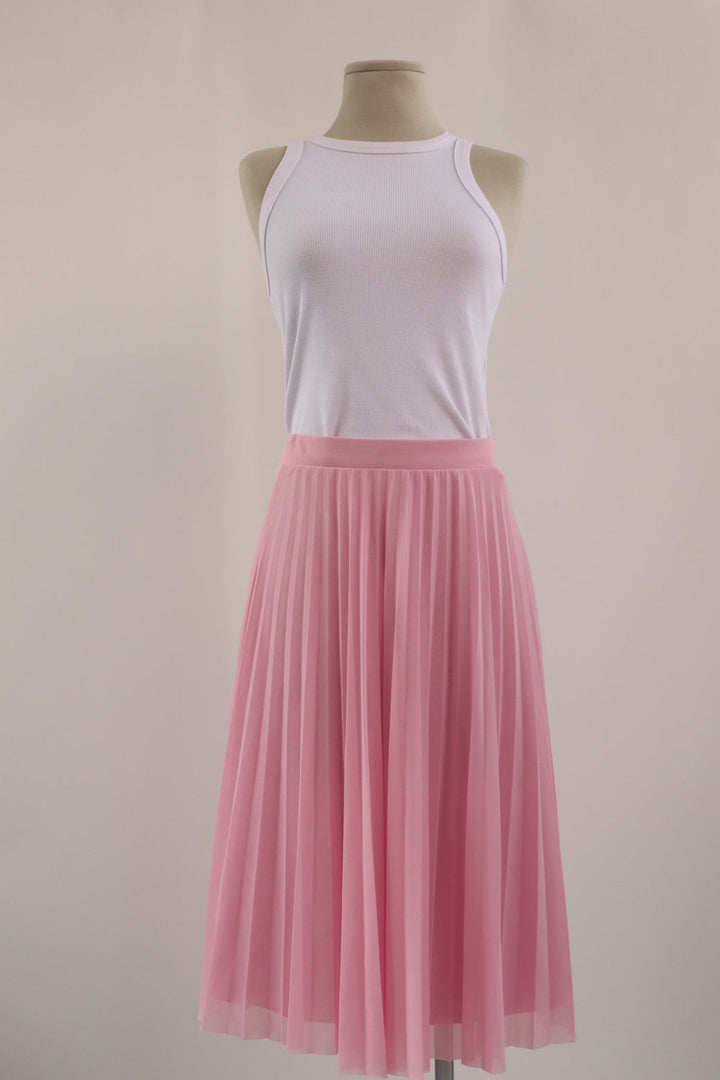 Falda Plisada Rosada