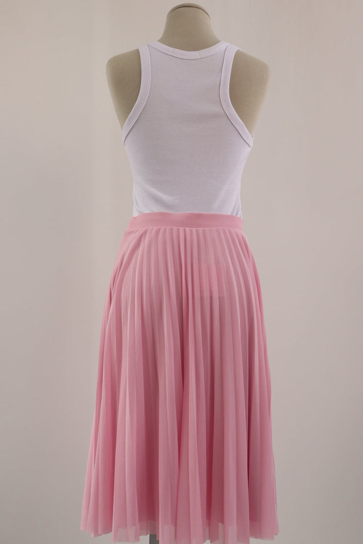 Falda Plisada Rosada