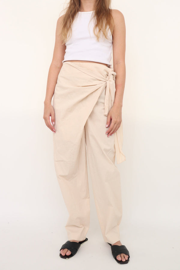 Pantalon Beige Tiras