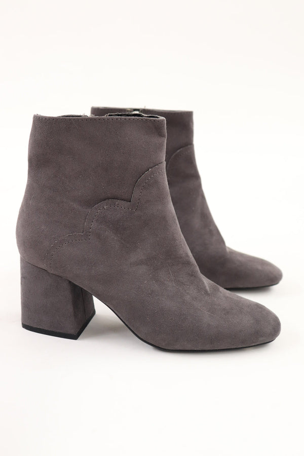 Botin Gamuza Gris