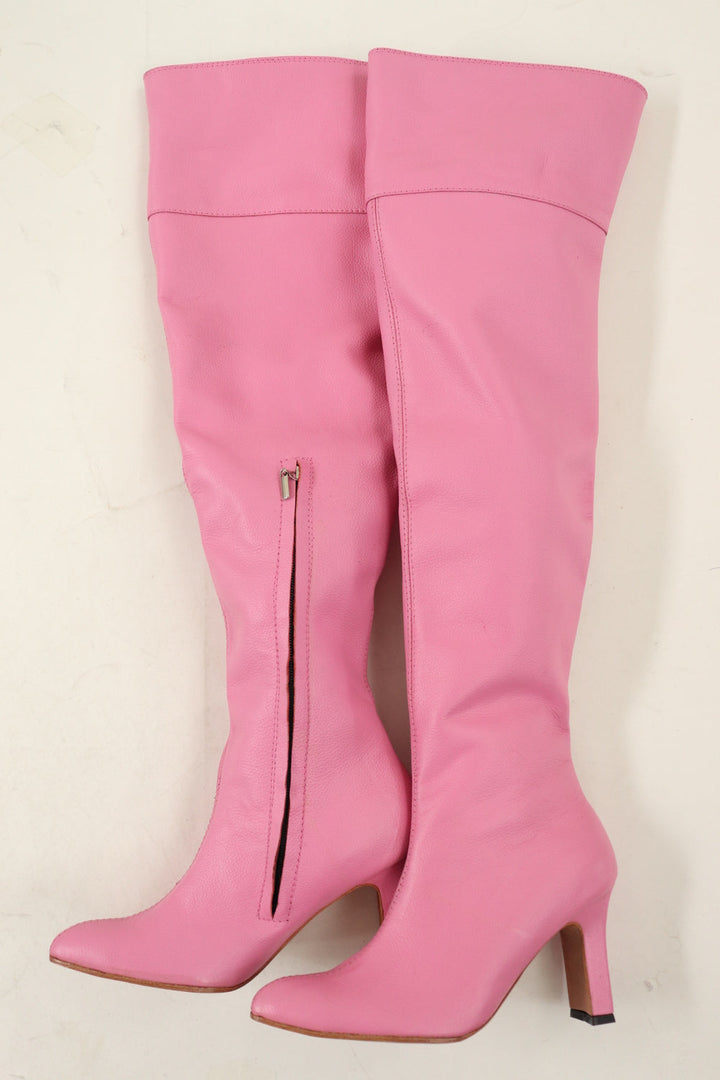Botas Largas Rosadas SAR035 – LOOK TWICE CO