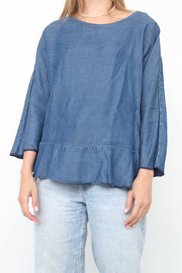 Blusa Denim Ligera