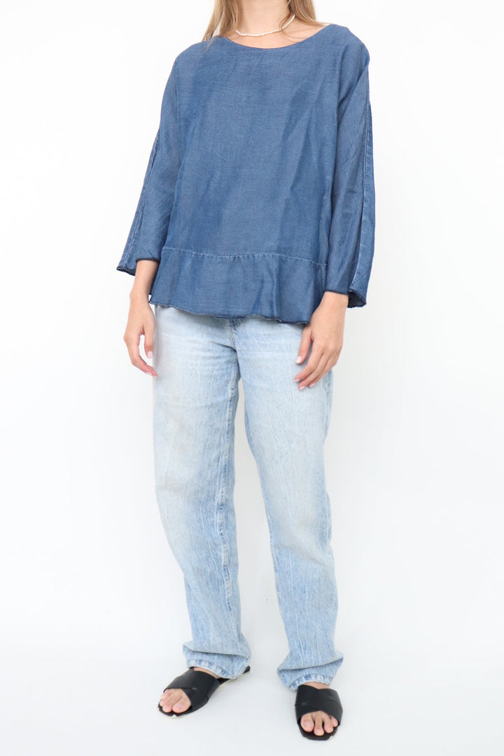 Blusa Denim Ligera