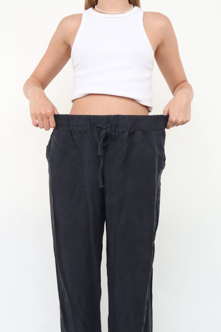 Pantalon Rayas Plateadas