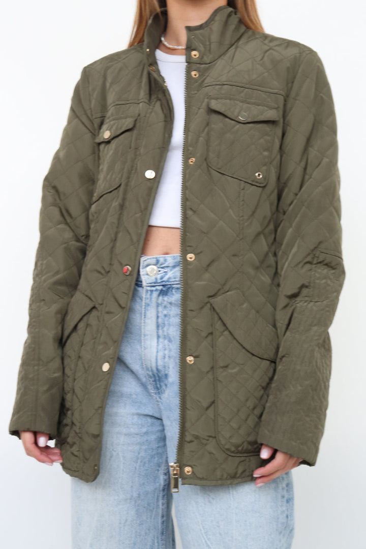 Chaqueta Bomber Verde