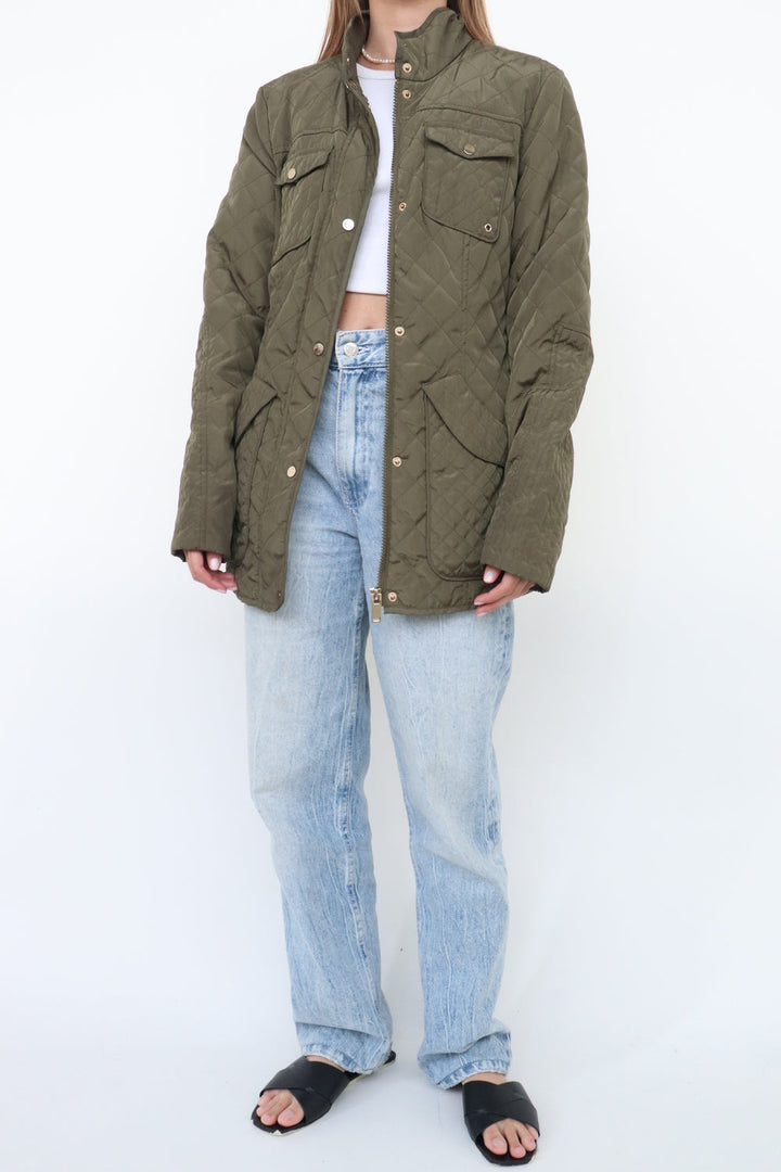 Chaqueta Bomber Verde