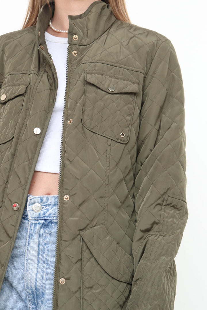 Chaqueta Bomber Verde