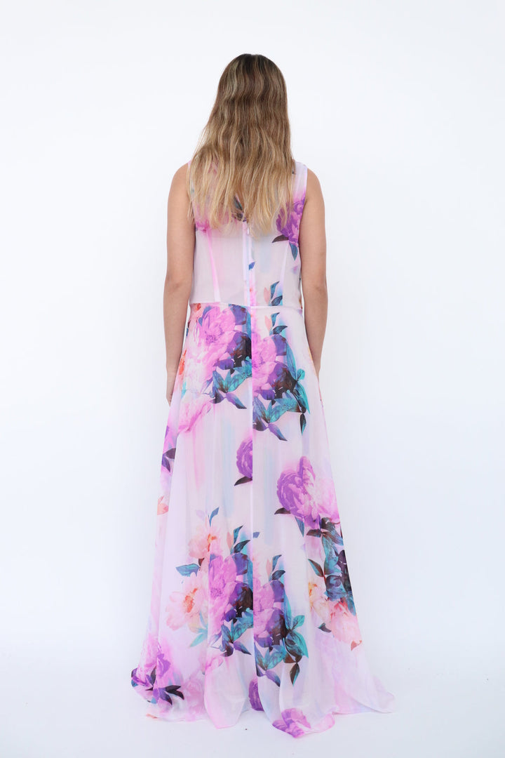 Vestido Midi Flores