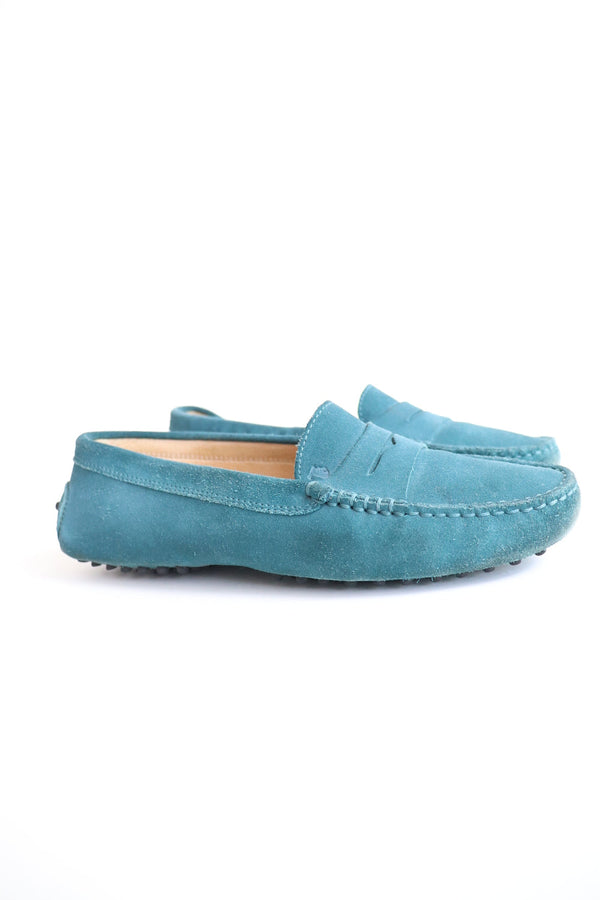 Mocasines Suede Azul