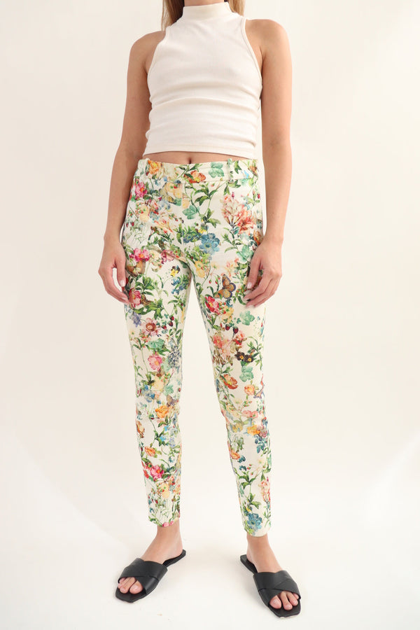 Pantalón Estampado Flores