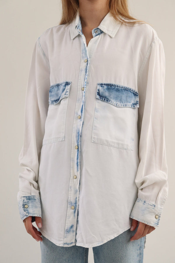 Camisa Blanca Denim