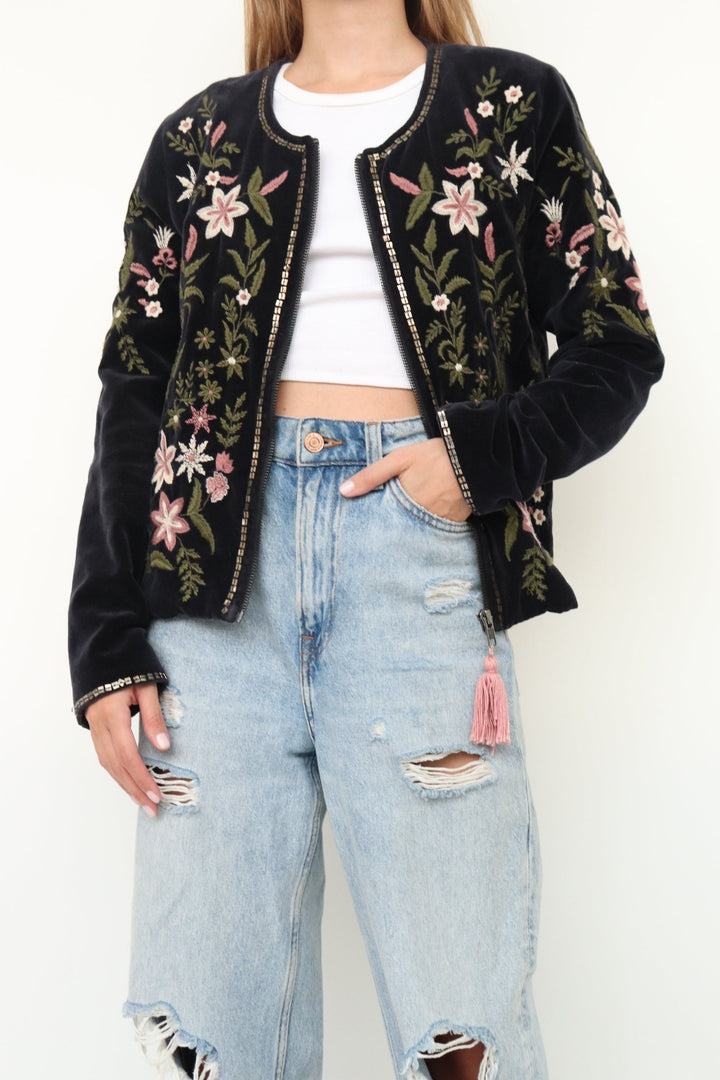 Chaqueta Bordada Velvet