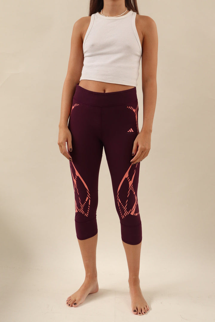 Legging Corto Vinotinto