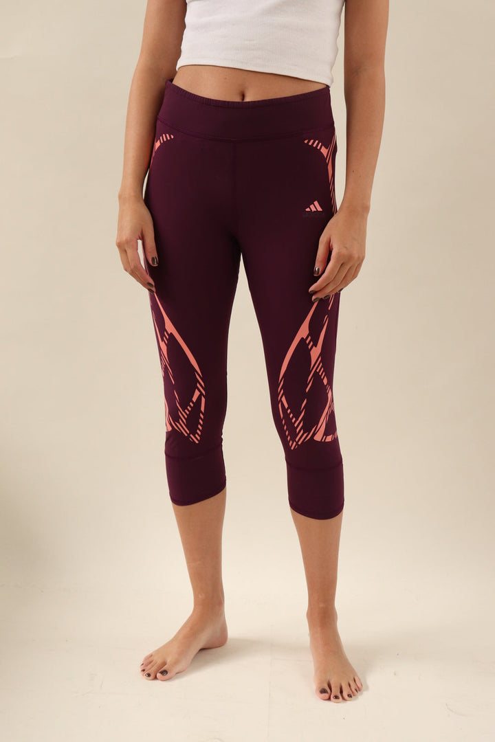 Legging Corto Vinotinto