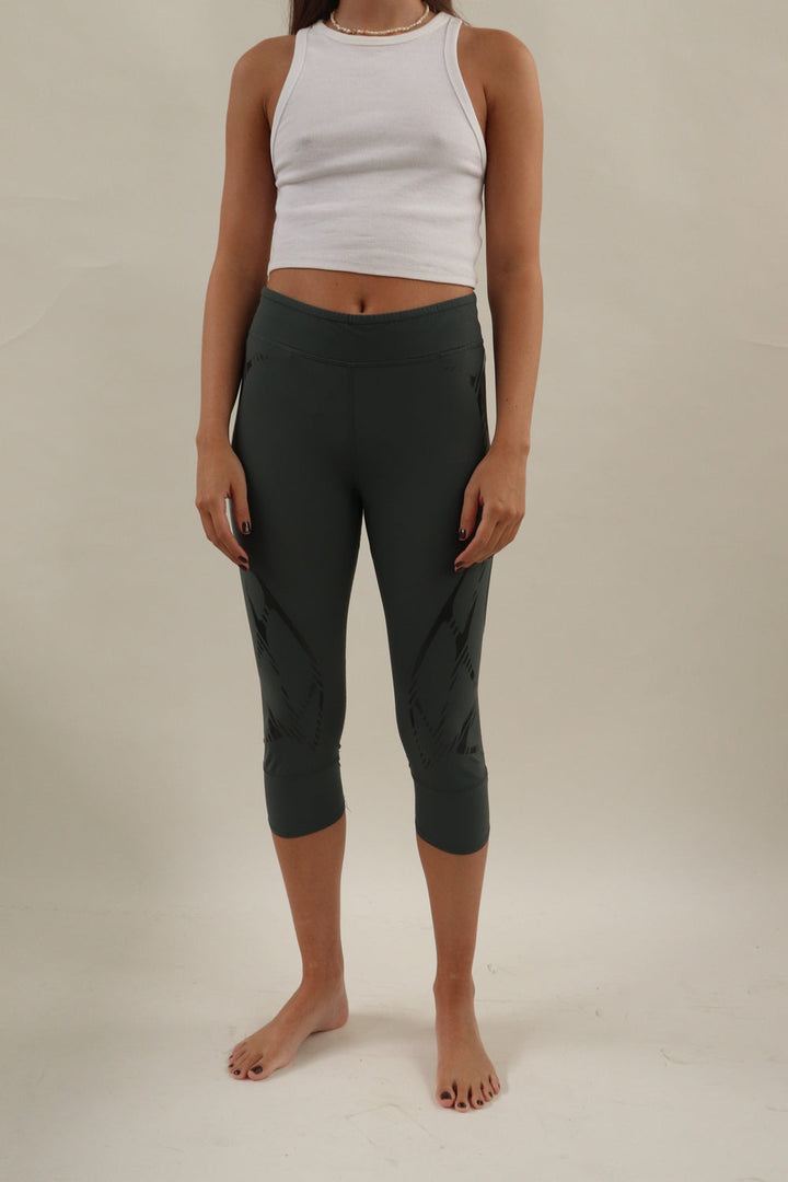 Legging Corto Gris