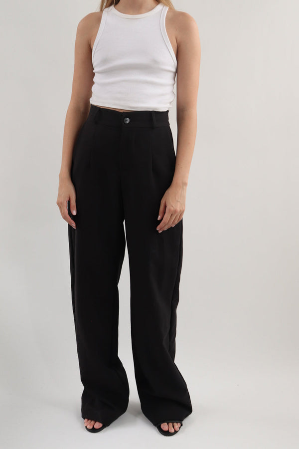 Pantalon Negro Wide