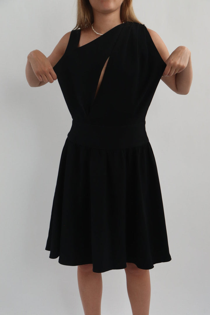 Vestido Negro Seda