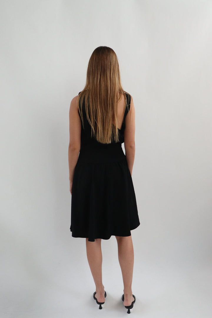 Vestido Negro Seda