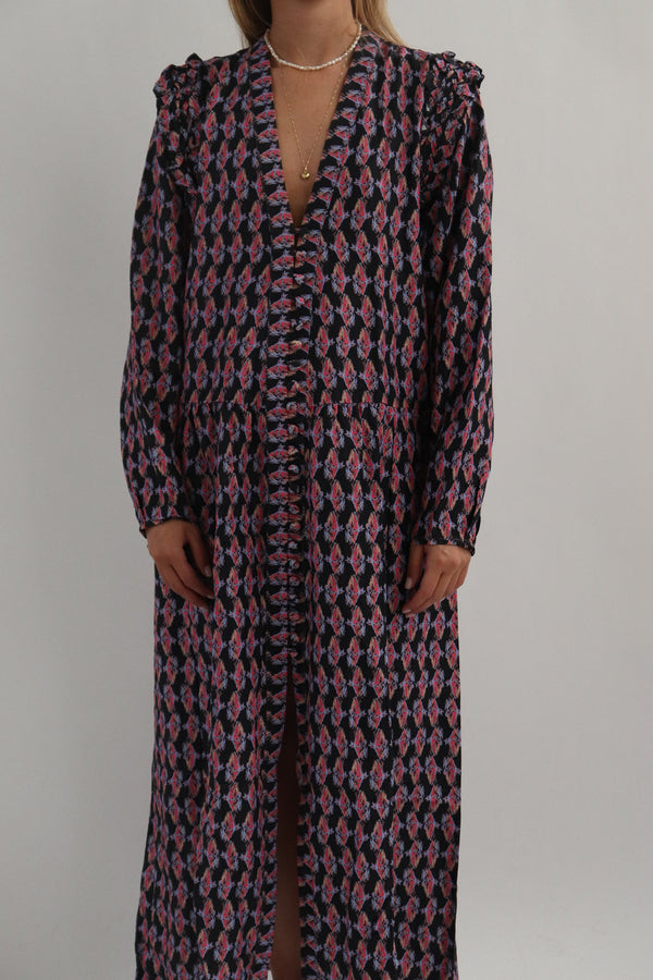 Vestido Botones Mariposas