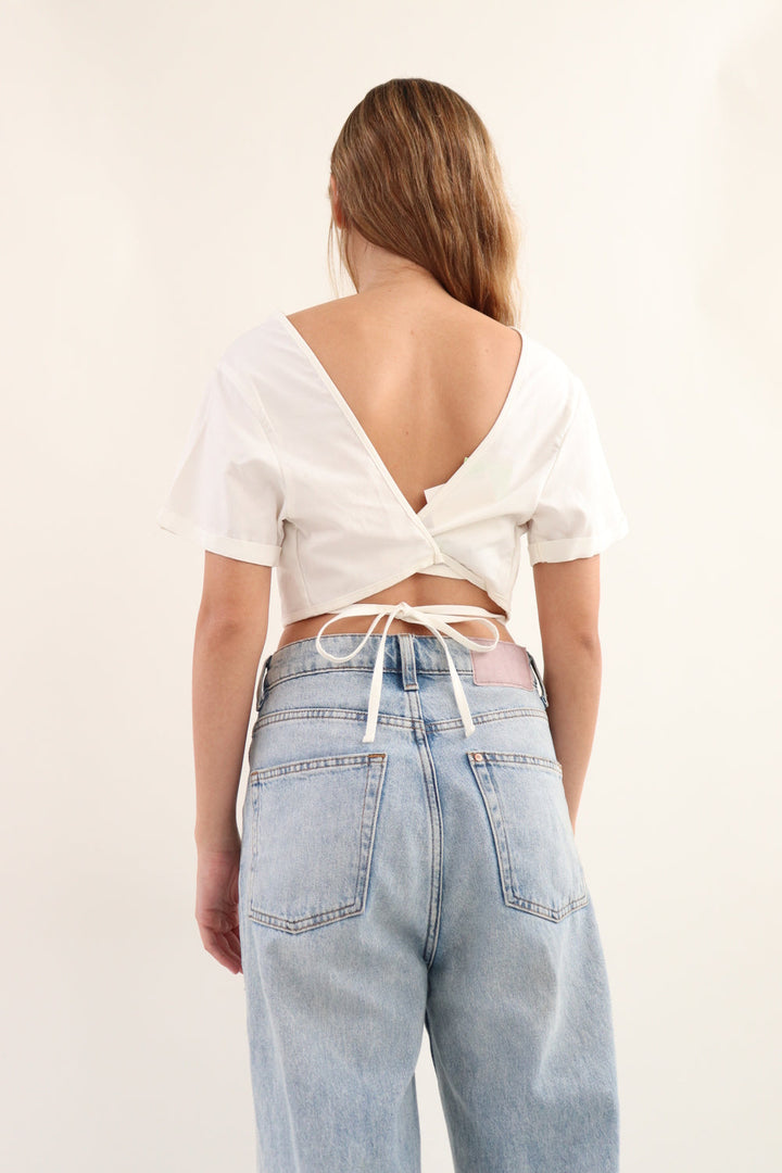 Crop Top Blanco