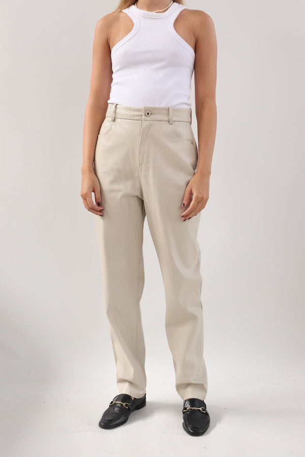 Pantalon Piel Beige