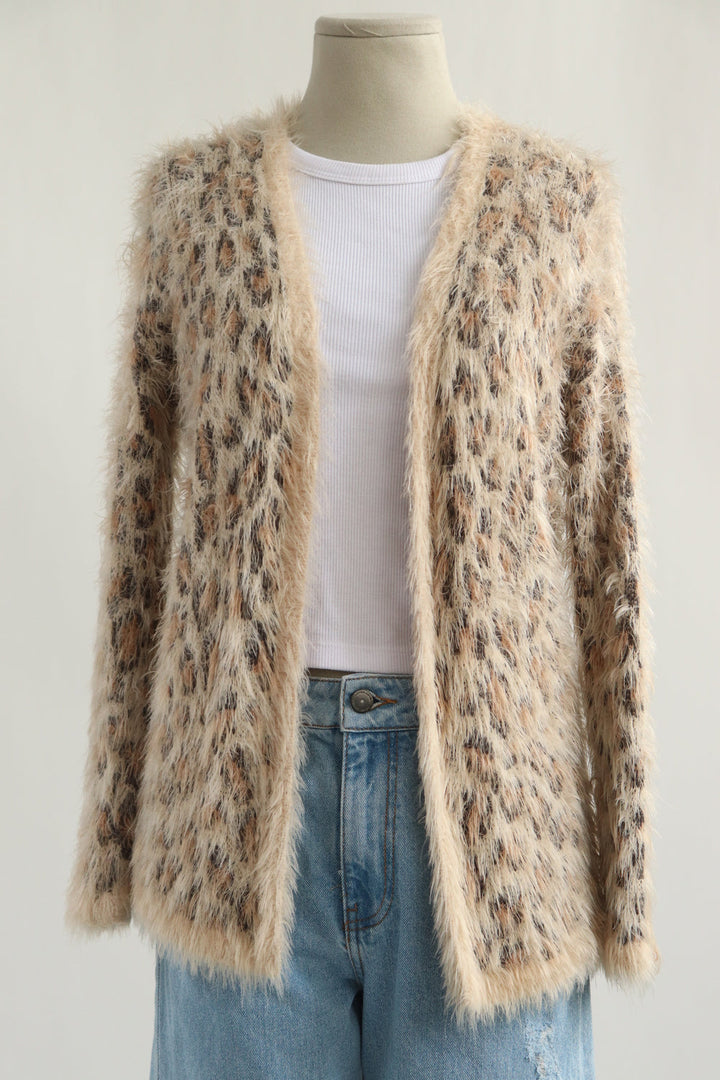 Cardigan Pelos Leopardo