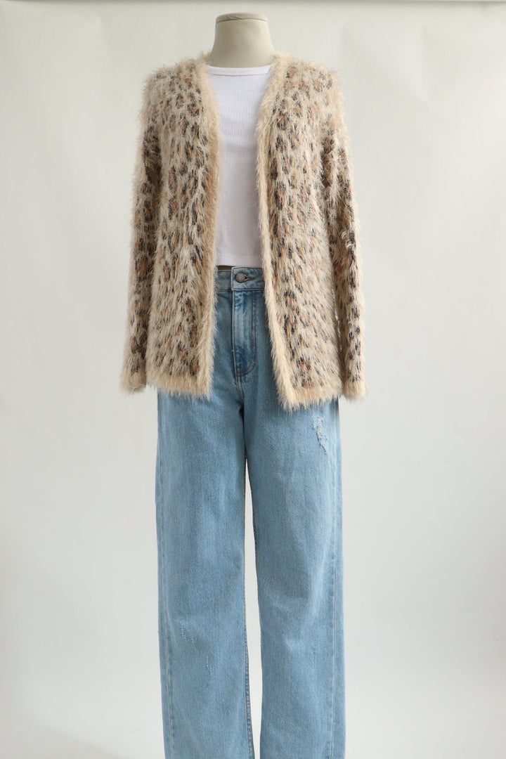 Cardigan Pelos Leopardo