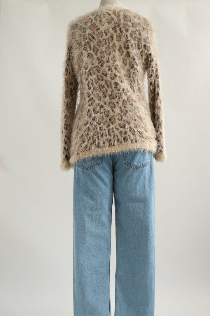 Cardigan Pelos Leopardo