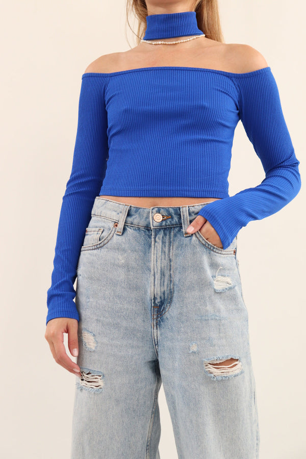 Crop Cuello Alto