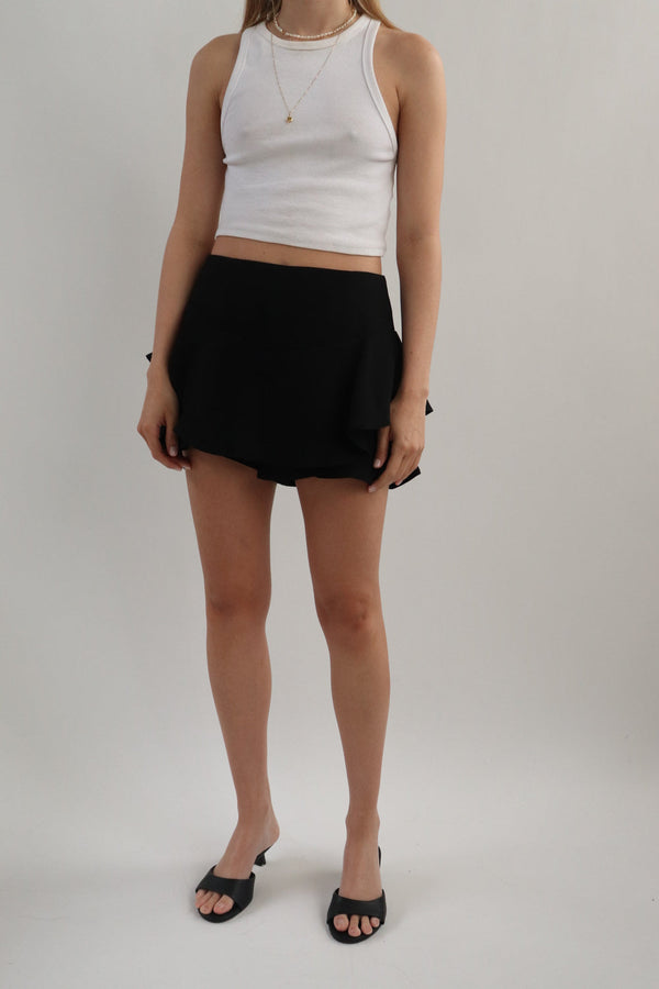 Falda Short Negro