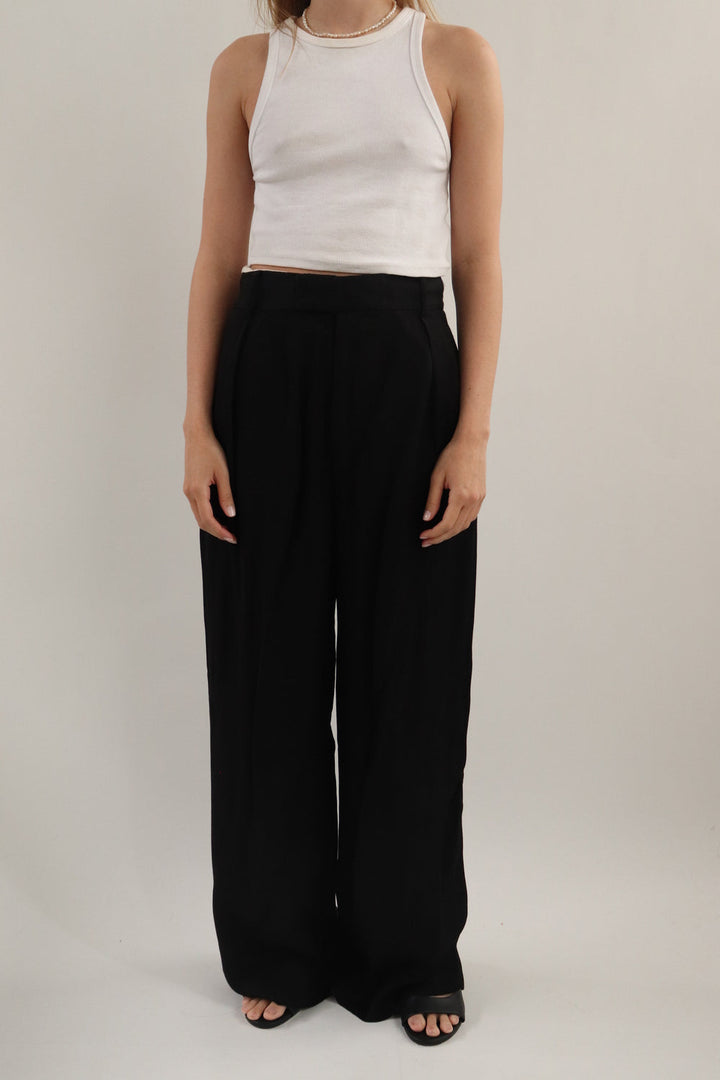 Pantalon Negro Fluido