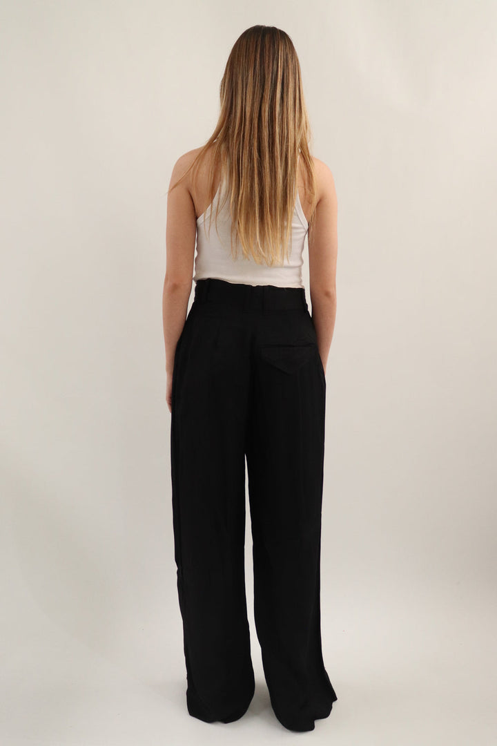 Pantalon Negro Fluido