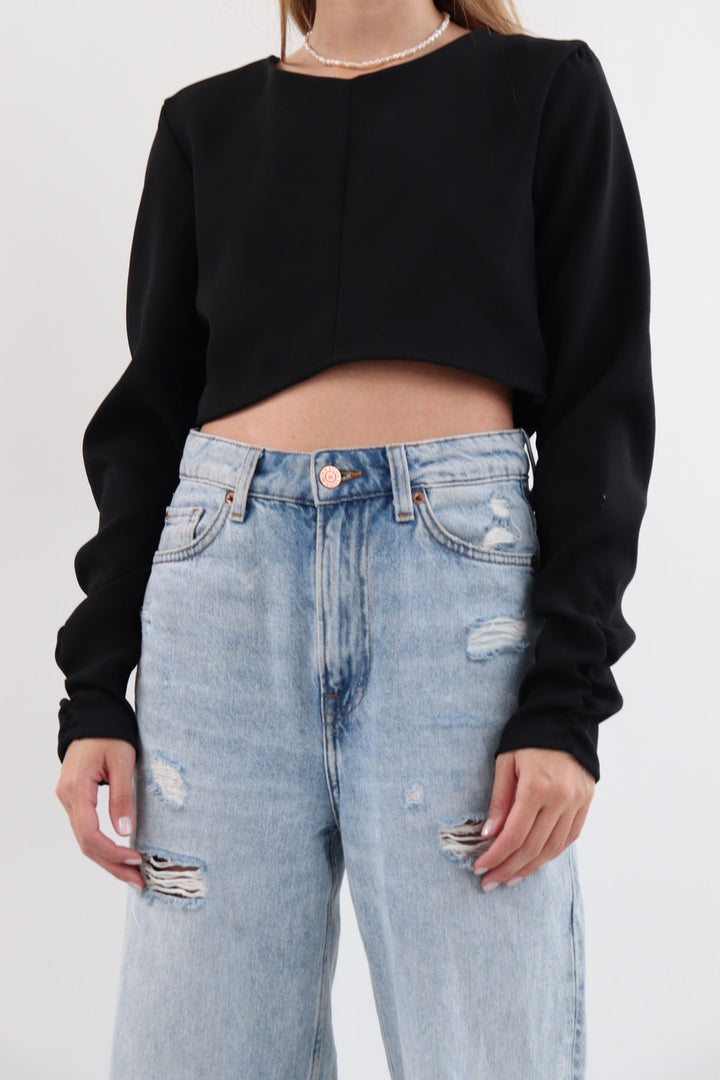 Crop Top Negro