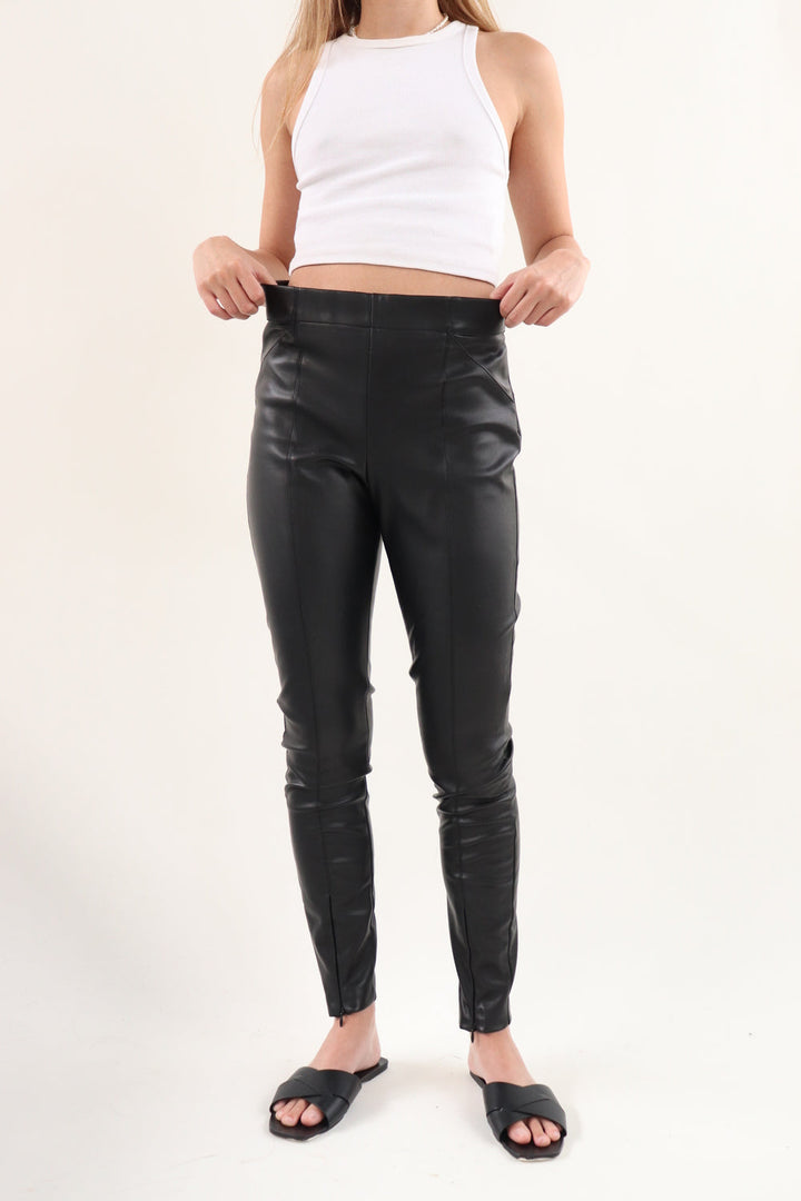 Legging Polipiel Negro